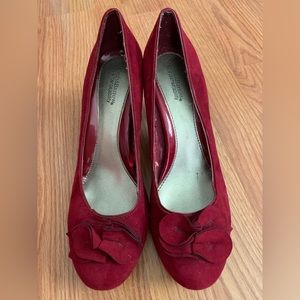 Croft and Barrow Red High Heel Shoes 8 1/2M